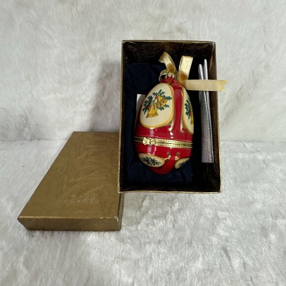 Mr. Christmas Musical Egg Ornament With Instruction Manual Valerie Parr Hill - Picture 3 of 6